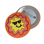 MayorPeachie Button Pin