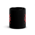 ApperJacks Black Glossy Mug