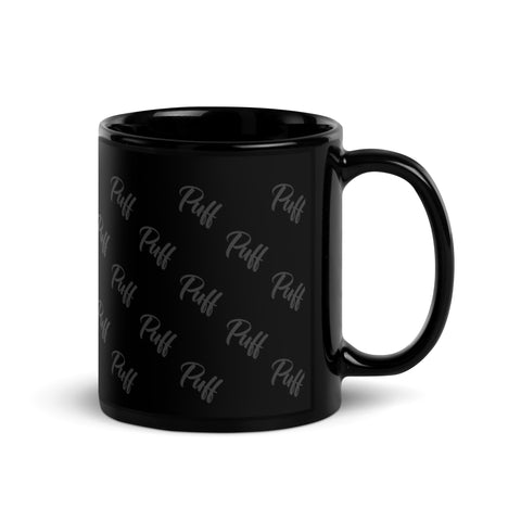 Pufferson Black Glossy Mug