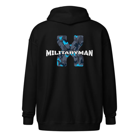 xMilitaryManx Zip-Up Hoodie