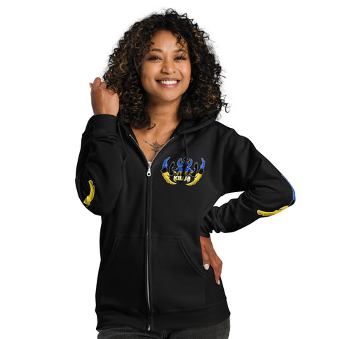 Kilu8 Logo Zip-Up Hoodie (yellow)