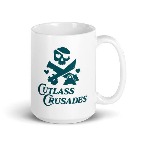 Cutlass Crusades 15oz White Mug