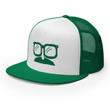 Bradwurstt Glasses Logo Trucker Hatt