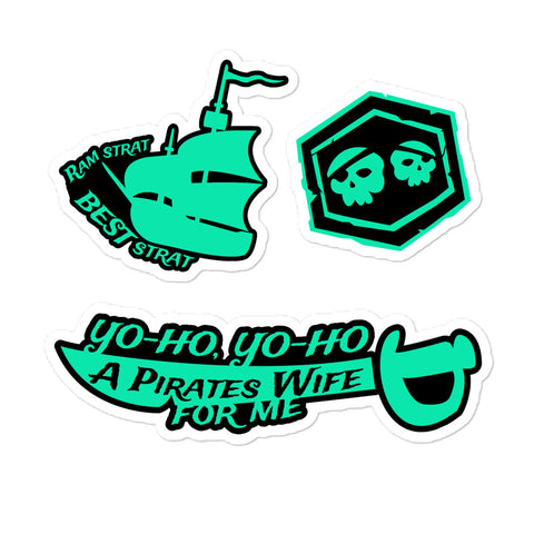 A Couple of Pirates stickers
