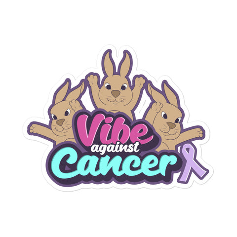 Cordy's Vibe Against Cancer Sticker